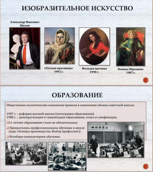 Тема 28. Перестройка